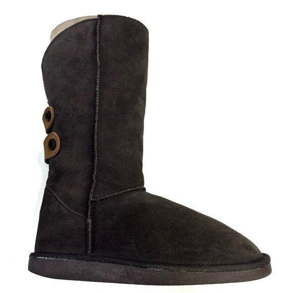 Emu Wool Zoe Women's Winter Boots Merino Wool Lining Gray Suede Size 8 W20221 - Picture 8 of 14